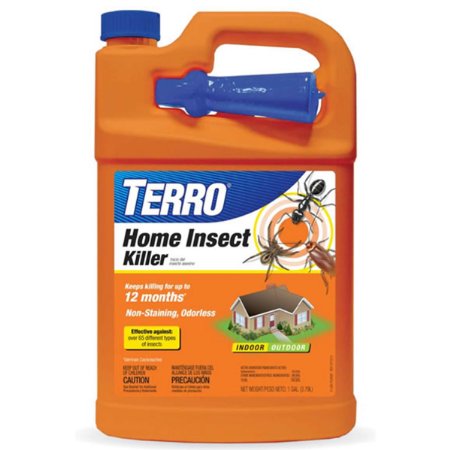 TERRO T3400 Home Insect Killer 12 month Non-Staining, Odorless Indoor/Outdoor 1 GAL.