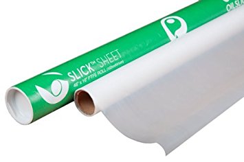 Oil Slick Sheet Labratory Grade PTFE Roll Solvent Resistant Alternative to Parchment Paper, 48x16"