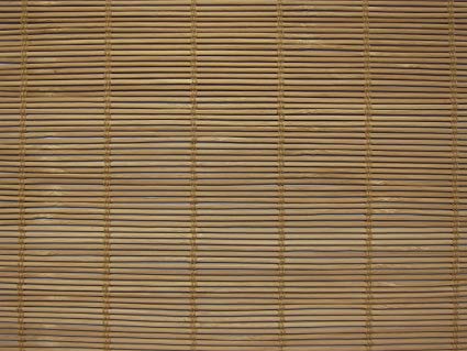 Cordless Woven Wood Roman Shades, 42W x 44H, Bayhead Natural, Any size 20" to 72 wide and 24" to 72 High