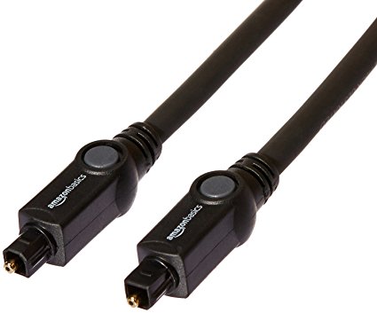 AmazonBasics CL3 Rated (In-Wall Installation) Toslink Cable - 35 Feet