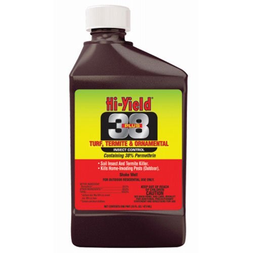 Hi-Yield 38 Plus Permethrin Turf Termite and Ornamental Insect Control, 16 Oz. Bottle