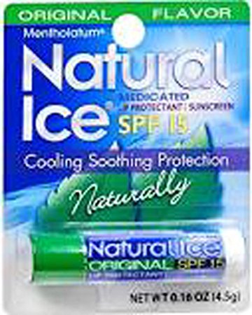 Natural Ice SPF15 Original Lip Balm 3 Pack