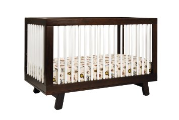 babyletto Hudson 3-in-1 Convertible Crib with Toddler Rail, Two Tone