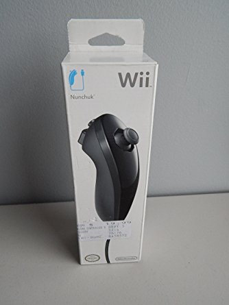 Wii Nunchuck Black (Bulk Packing)