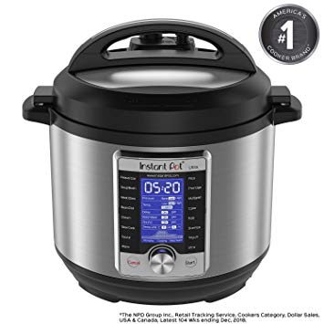 Instant Pot Ultra 6 Qt 10-in-1 Multi- Use Programmable Pressure Cooker, Slow Cooker, Rice Cooker, Yogurt Maker, Cake Maker, Egg Cooker, Sauté, Steamer, Warmer, and Sterilizer (Renewed)