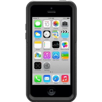 OtterBox Commuter Series Case for iPhone 5c - Retail Packaging Protective Case for iPhone - Black