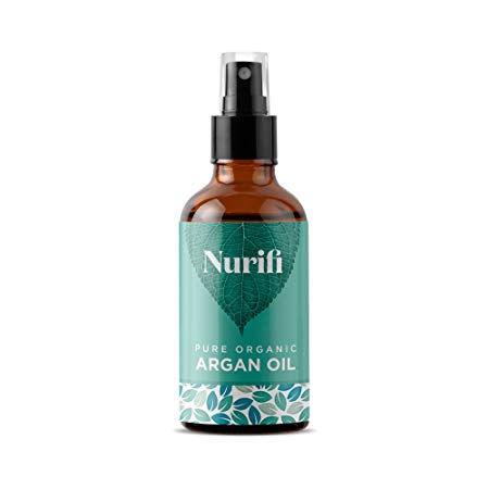 Organic Moroccan Argan Oil by Nurifi - 100% Pure, Cold Pressed and Extra Virgin - 100ml