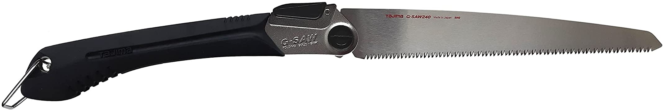 Tajima GK-G240 Contractor Foldable G-Saw, Silver/Black, 240 mm