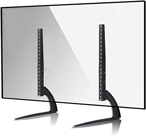Universal Tabletop TV Stand for 27-55 inches Flat Screens Height Adjustable TV Legs Pedestal Mount Holds up to 40kg VESA Max 800 x 400mm
