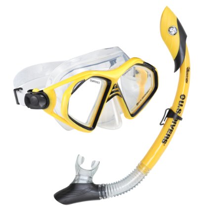 US Divers Admiral LX Island Dry Adult Premium Snorkeling Combo