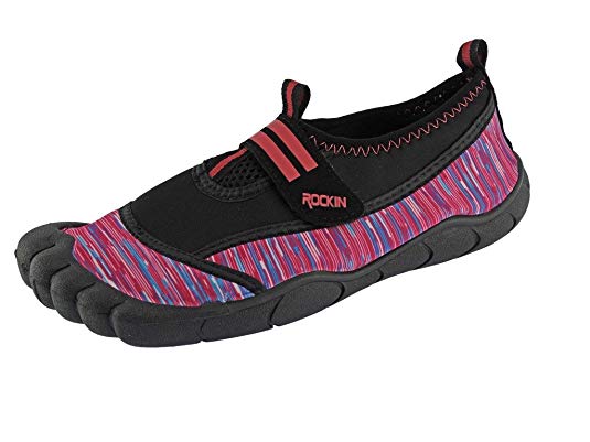 Rockin Footwear Womens Aqua Foot Aqua Sock Water Shoes