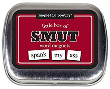 Magnetic Poetry - Little Box of Smut Kit - Words for Refrigerator - Write Poems and Letters on the Fridge - Made in the USA