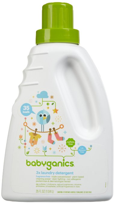 Babyganics Baby Laundry Detergent - Fragrance Free - 35 oz