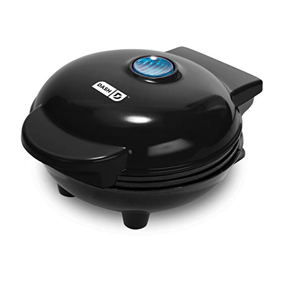 Dash Mini Maker: The Mini Waffle Maker Machine for Individual Waffles, Paninis, Hash browns, other on the go Breakfast, Lunch, or Snacks - Black