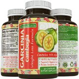 Pure 95 HCA Garcinia Cambogia Extract- Most Potent Natural Appetite Suppressant and Weight Loss Supplement - Infused with Potassium and Calcium - Perfect for Women and Men - GMP Certified and Made in the USA - Guaranteed by California Products