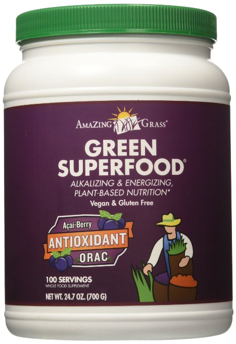 Amazing Grass Green SuperFood ORAC, 100 Servings, 24.7 Ounces