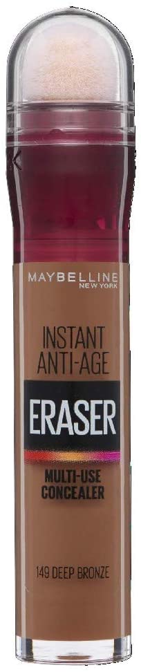 Maybelline Concealer Instant Anti Age Eraser Eye Concealer, Dark Circles and Blemish Concealer, Ultra Blendable Formula 149 Deep Bronze