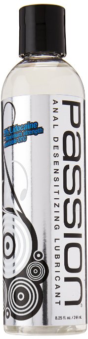 Passion Lubes Maximum Strength Anal Desensitizing Lube 825 Fluid Ounce