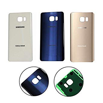 For Samsung Galaxy Note 5 OEM Rear Housing Back Case Battery Door Cover with Adhesive Pre-installed (Blue)