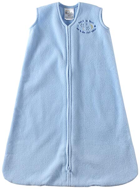 HALO 2164 SleepSack Micro-Fleece Wearable Blanket X-Large Light Blue