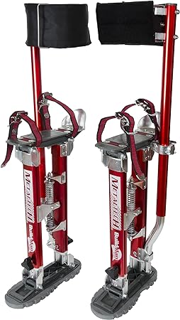 Metaltech BuildMan Grade Drywall Adjustable Stilts 24 in. to 40 in with 225 Pound Load Capacity