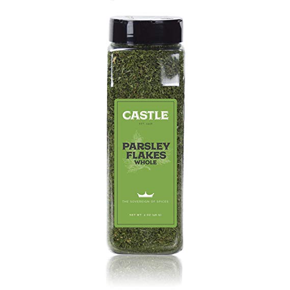 Castle Foods | PARSLEY FLAKES WHOLE, 2 oz Premium Restaurant Quality