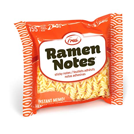 Fred 5200166 RAMEN NOTES Ramen Noddle Sticky Note Pad, 155 Sheets