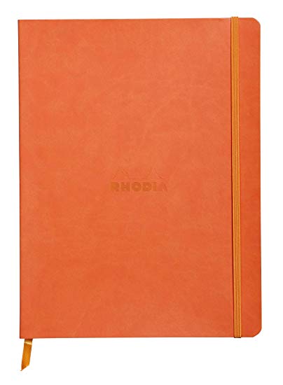 Rhodia Softcover A5 Dotted Journal (9 3/4 x 7 1/2, Tangerine)