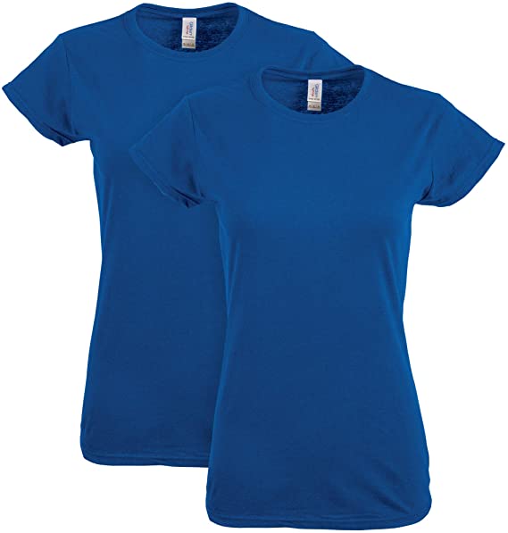 Gildan Women's Softstyle Cotton T-Shirt, Style G64000l, 2-Pack