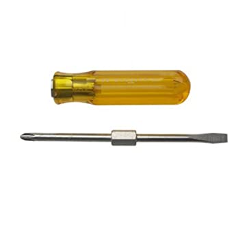 Xcelite CR2 Combination RB2 Phillips/Slotted Reversible Screwdriver Blade, 1/4" Head, 2-13/16" Blade Length, 7-1/4" Overall Length