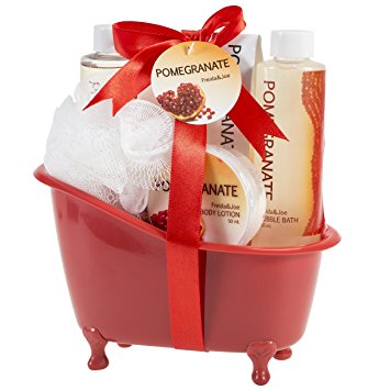 Pomegranate Tub Bath Gift Set