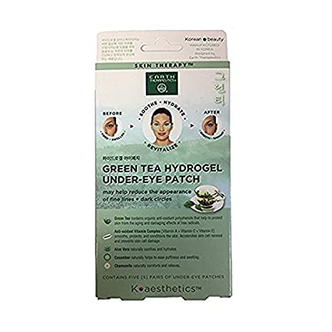 Earth Therapeutics Hydrogel Under Eye Recovery Patches - 1 Box/5 Pairs