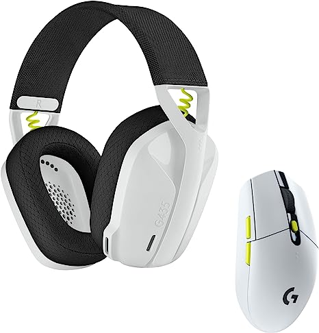 Logitech G Lightspeed Wireless Gaming Bundle, G305 Lightspeed Wireless Gaming Mouse and G435 Lightspeed Bluetooth Wireless Gaming Headset, Lightweight, for PC, Mac