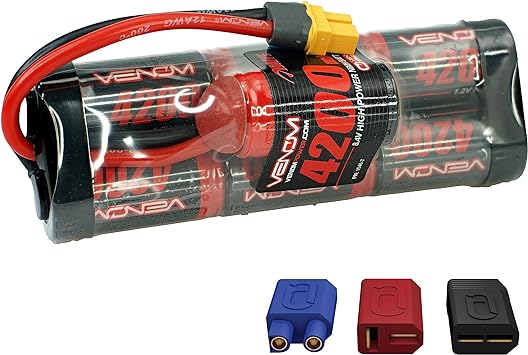 Venom 8.4v 4200mAh 7-Cell Hump Pack NiMH Battery with Universal Plug System