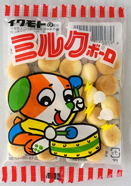 Iwamoto Millk Bolo 30 packages Japanese Famous Junk Food Snack Dagashi