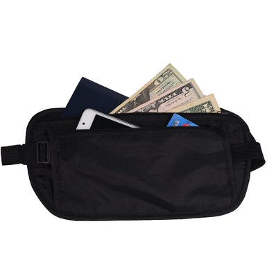 Travel Money Belt: Waist Pack for Running and Cycling, Comfortable, Durable