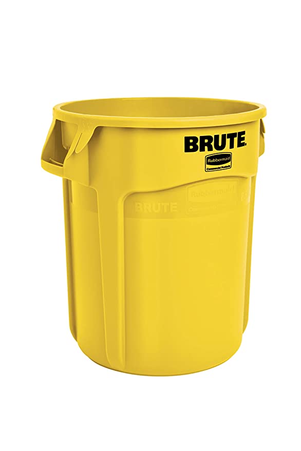 Rubbermaid FG261000YEL Vented BRUTE 10 Gal, Yellow