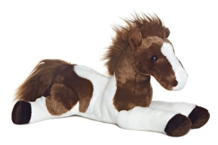 Aurora Unisex Tola The Plush Paint Horse Brown One Size