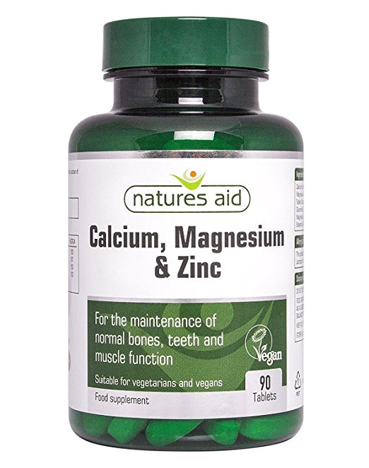 (4 PACK) - Natures Aid - Calcium Magnesium & Zinc | 90's | 4 PACK BUNDLE