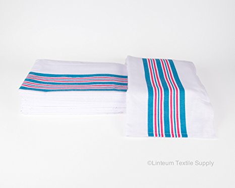 Linteum Textile 100% Cotton Nursery Receiving HOSPITAL BABY BLANKETS 30x40 in. 12-Pack