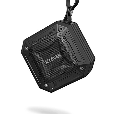 iClever SlamBox Portable Bluetooth Speaker(66 Feet Range, 20H Playtime) IPX7 Waterproof, Dustproof, Shockproof, Black