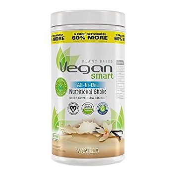 Naturade VeganSmart All-in-One Vanilla Nutritional Shake Dietary Supplement A1 (36.4 oz.)