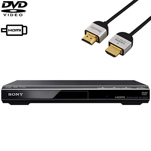 Sony DVPSR510H DVD Player with A NeeGo Slim HDMI Cable