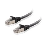 Cable Matters Cat6a Snagless Shielded SSTPSFTP Ethernet Patch Cable in Black 200 Feet