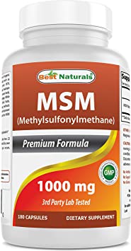 Best Naturals MSM 1000 mg 180 Capsules