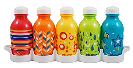 Reduce WaterWeek Kids Kaleidoscope 5 bottle set 10oz