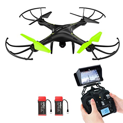 Drone with Camera, Potensic® U42W Wireless FPV 2.4Ghz RC Quadcopter Drone RTF Altitude Hold UFO with Newest Hover and 3D Flips Function, WiFi HD Camera