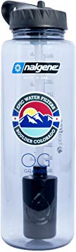 Epic Nalgene OG Grande | Water Filtration Bottle | Wide Mouth 48 oz | USA Made Bottle | American Made Filter Removes 99.99% of Tap Water Contaminants Lead Chlorine Chromium 6 Arsenic Chloroform