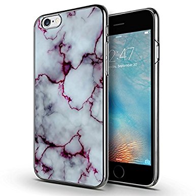 iPhone 6s Case, iPhone 6 Case, MOSNOVO Fashion Marble Design Hard Case Cover for Apple iPhone 6s 6 4.7 Inch Phone Case - Gunmetal