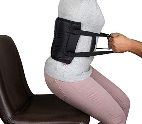 Patient Lift Sling Transfer Belt: Padded Medical Belt with Handles Helps with Transfers from Car, Wheelchair, Bed. Made in USA.